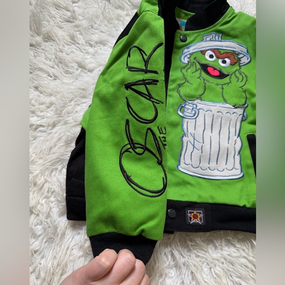 Green and Black Sesame Street Jacket - Picture 4 of 9